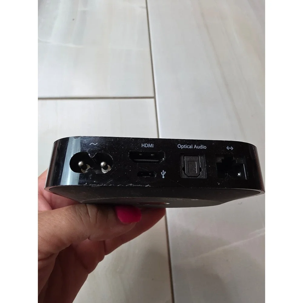 Apple TV 3rd Generation Black Media Streamer Model A1469 EMC 2633 1080p HD F1‎